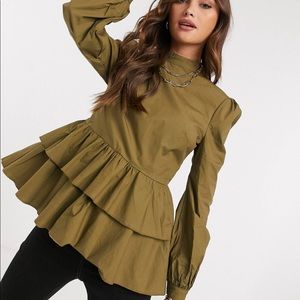 Missguided poplin smock